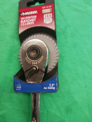 HUSKY 1/2" Drive 144-Tooth Position Pro Ratchet NIP - Picture 2 of 6