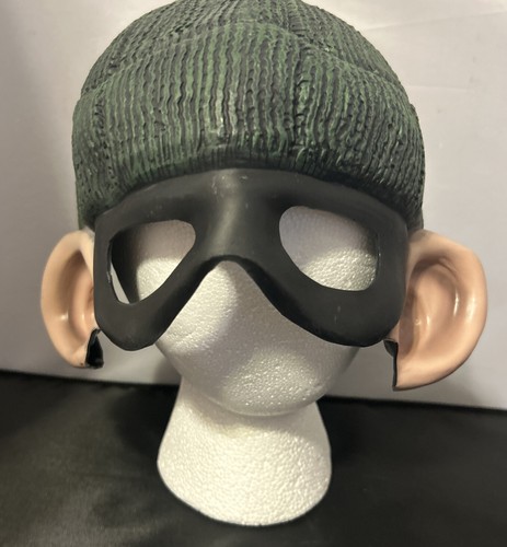 2001 vintage half cap burglar MASK disguise robber heist with big ears free ship