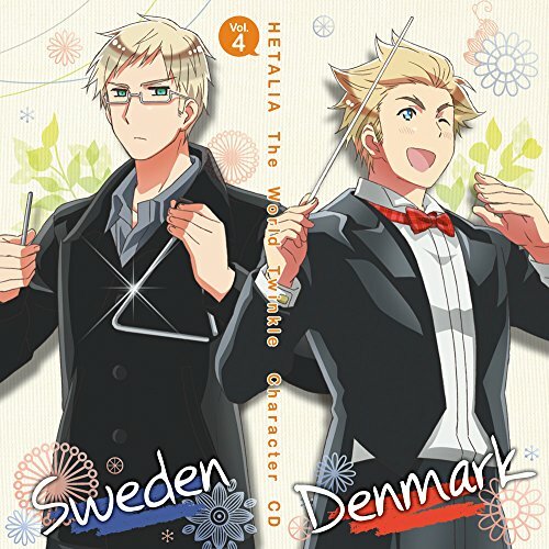 HETALIA THE WORLD TWINKLE CHARACTER CD VOL.4 Denmark & Sweden NEW