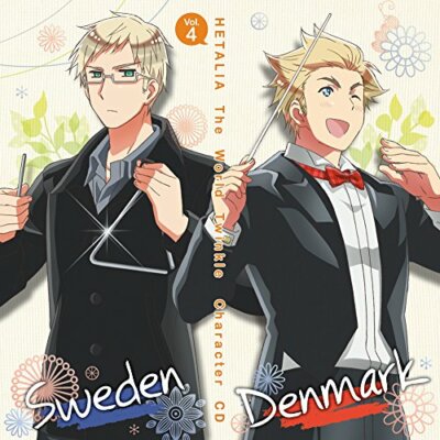 HETALIA THE WORLD TWINKLE CHARACTER CD VOL.4 Denmark & Sweden NEW