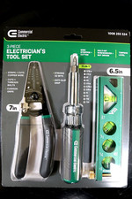 COMMERCIAL ELECTRIC 3 PIECE ELECTRIANS TOOL SET 1008255524 NEW
