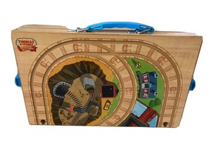 thomas the train carrying case wooden