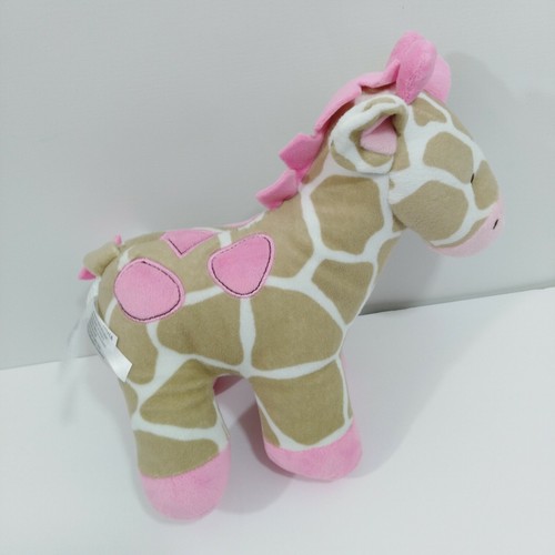 Carters Jungle Jill Tan Brown White Pink Plush Giraffe Stuffed Baby Toy 2014 - Picture 3 of 6