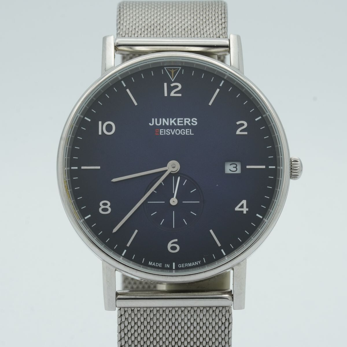 Junkers Eisvogel Quartz Men's Watch Nice Condition Rare 40Mm 6744