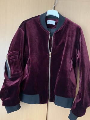 Sandro Damen Bomberjacke velours Stil Gr. 3