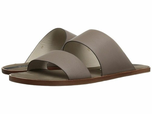 Matt Bernson Women's Havana Leather Slide Sandal in Ash Grey $189, Sz 6, NIB! - Picture 2 of 4