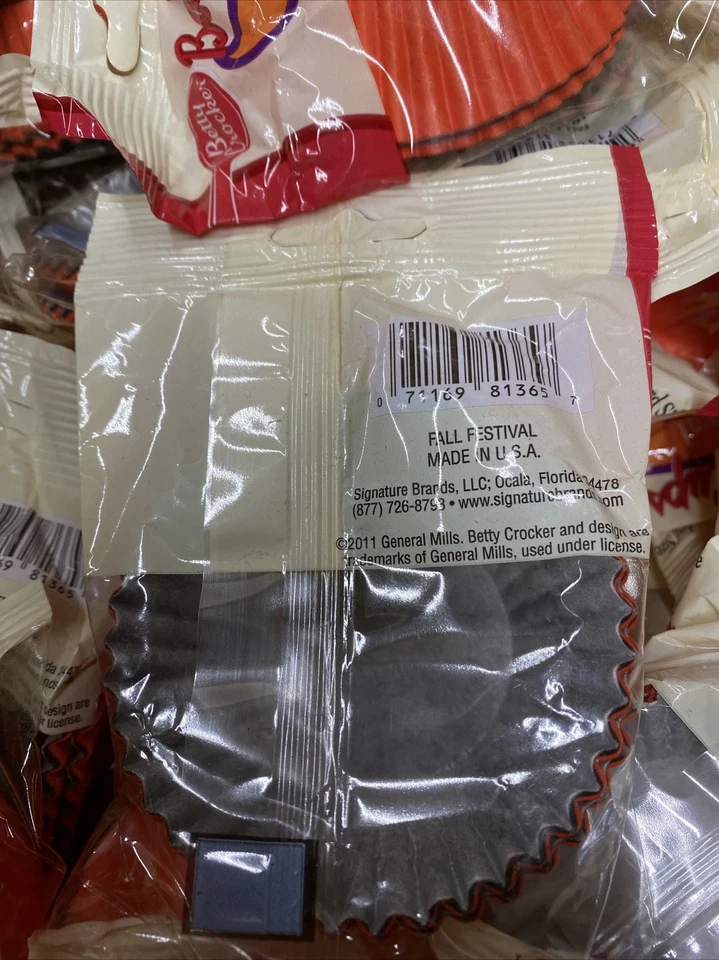 Forros para tazas de hornear papel para cupcakes Betty Crocker 7500 piezas tamaño estándar naranja Foto 2 de 3