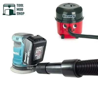 TOOL MOD SHOP Makita DBO180 Sander Dust Extractor Hose Adaptor for Numatic / Henry Hoover