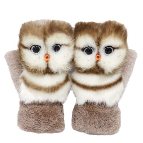 Winter Warm Gloves 3D Animal Knitted Gloves Fleece Lined Gloves for Toddler - Picture 12 of 20