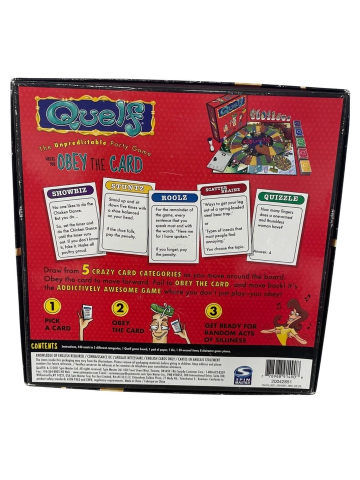 Quelf Board Game: The Unpredictable Party Game For Adults - Image 2 of 4