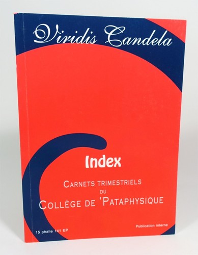 Index des Carnets trimestriels du Collège de 'Pataphysique - Photo 1/5