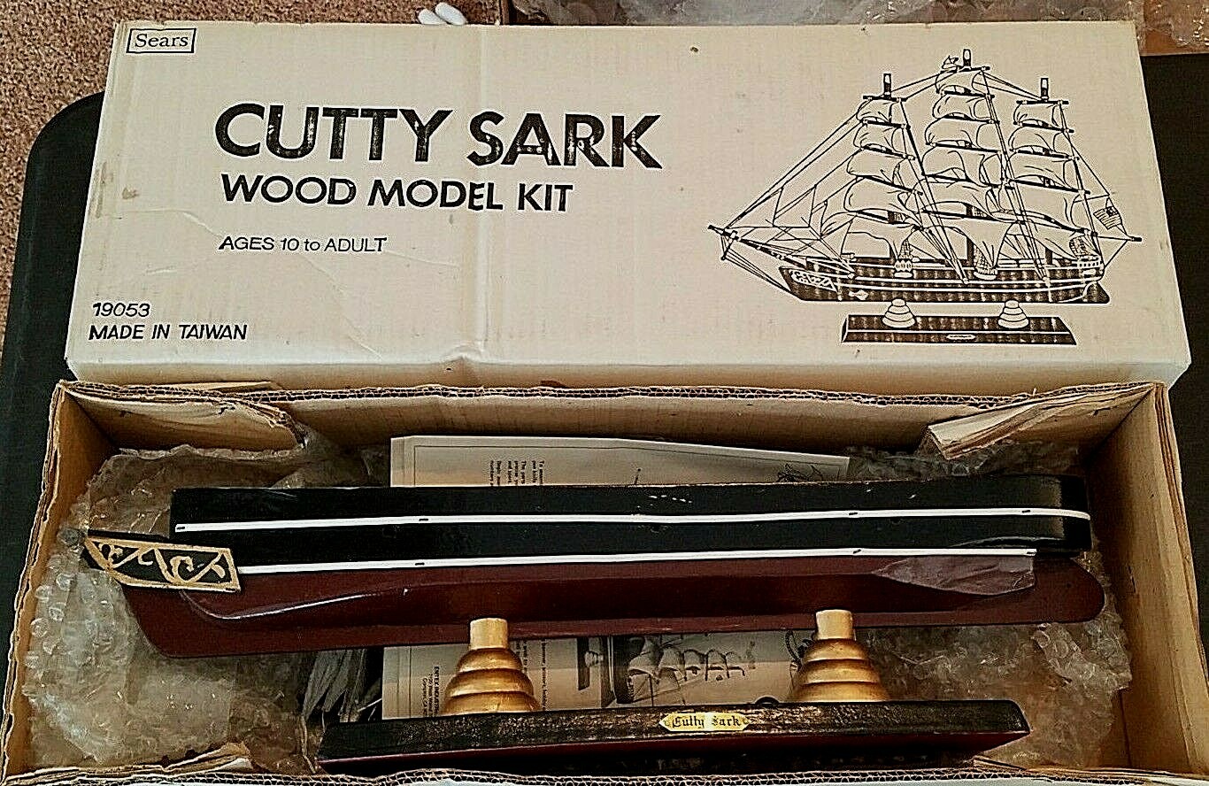 Wooden Model Boat CUTTY SARK BOAT,Â crafted from hard wood OLD SEARS