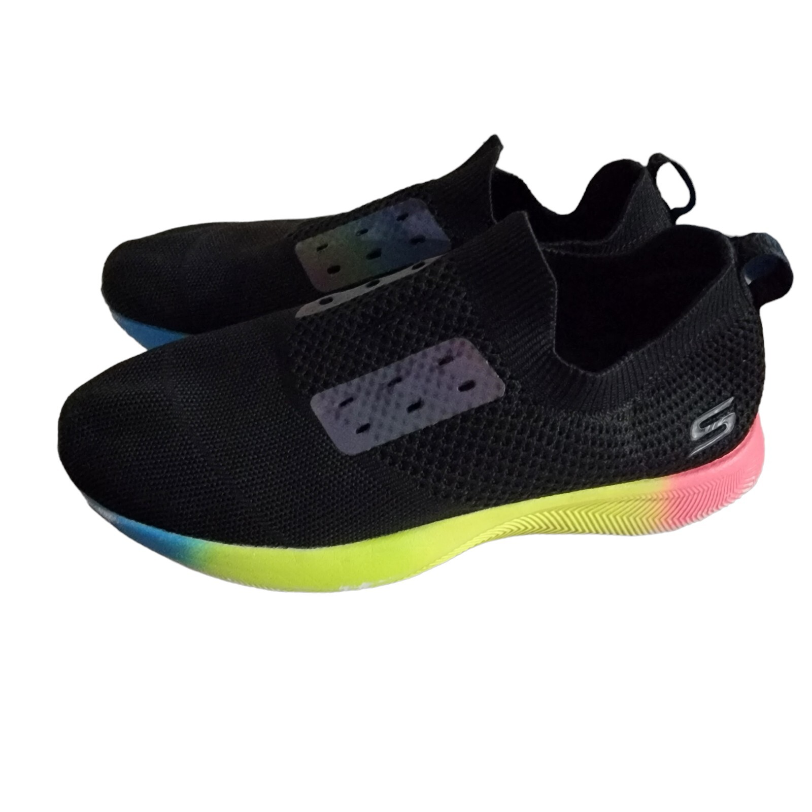 Skechers Women's Bobs Sport Squad Rainbow Rider Sneaker Size