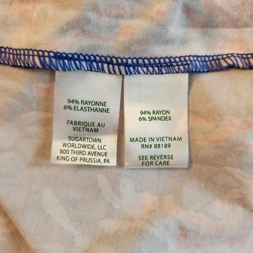 NEW Lilly Pulitzer Traci Long Sleeve Tiered Dress Borealis Blue Swim On Over M - Picture 7 of 8