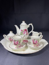 NEW Formalities by Baum Brothers Victorian Rose Collection 10-Piece Mini Tea Set
