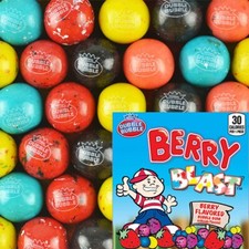 Dubble Bubble 850 BERRY BLAST 1"nom GUMBALLS bulk vending assorted double party