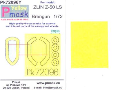 Model Maker 1/72 Polish ZLIN Z-50 LS Kabuki Tape Paint Mask Set for Brengun
