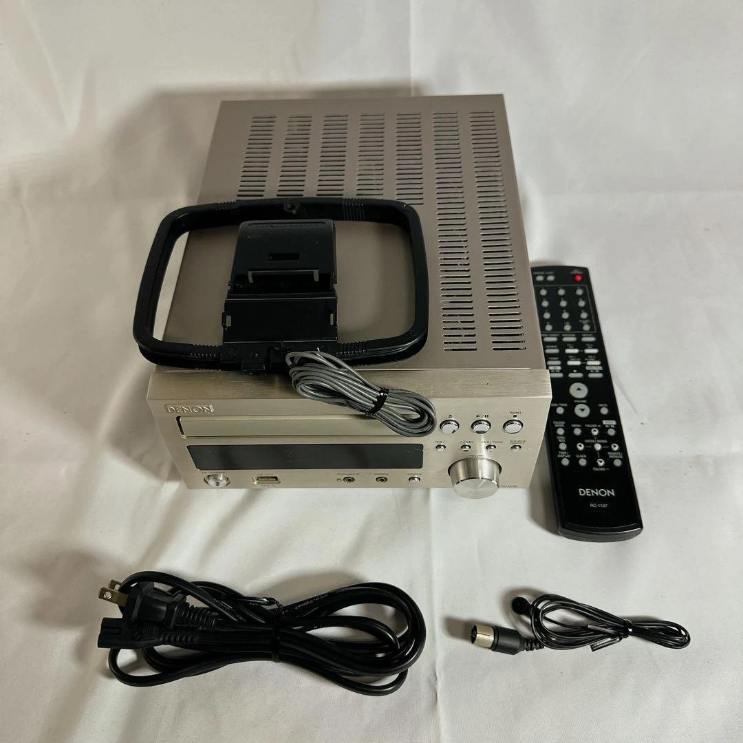 Denon Cd Receiver Ipod Compatible Premium Silver Rcd-M38 #5