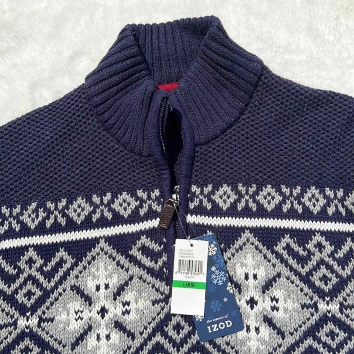 Fair isle 2025 quarter zip