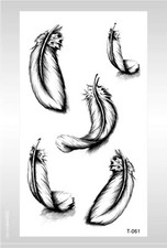 feather temporary tattoo Stocking Stuffing Ideas