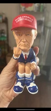 Donald Trump Golden Toilet Bobblehead FUNNY LAUGHS GIFT