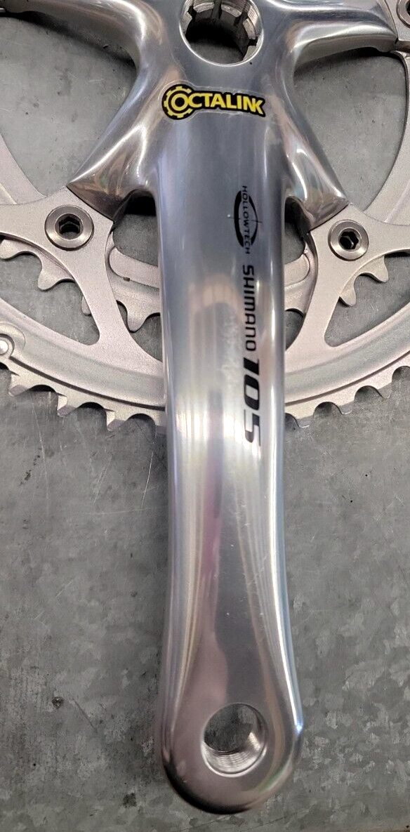 Shimano 105 Octalink Crankset -39/53 FC5502 - Silver | eBay