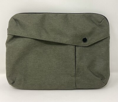 Army Green Amazon Basics Laptop Sleeve Bag