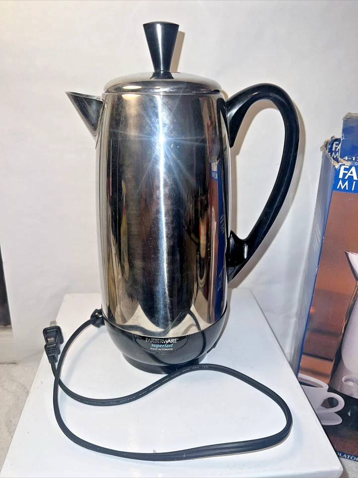 Farberware FCP412 Café Percolador Eléctrico 4 a 12 Tazas Acero Inoxidable Foto 3 de 4