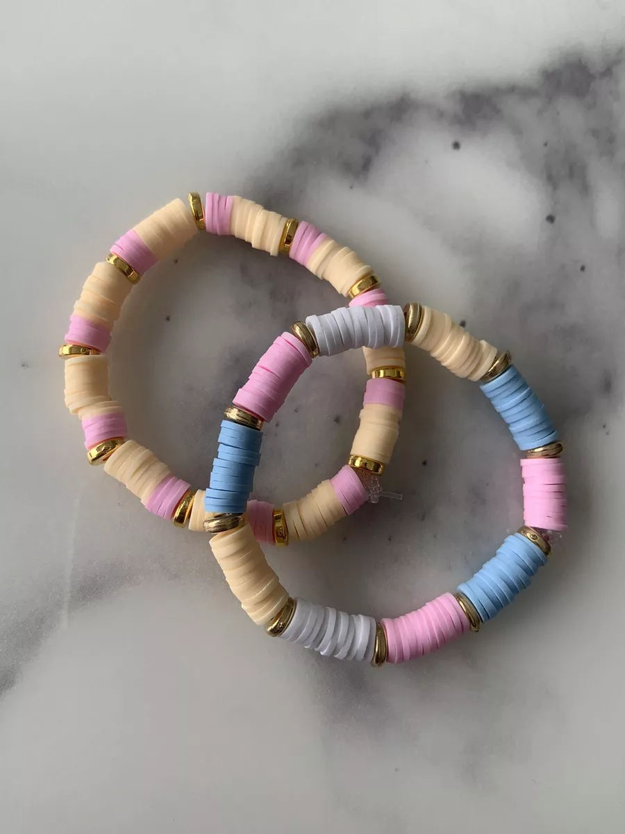 Clay Bead Stacking Bracelet – SexyModest Boutique