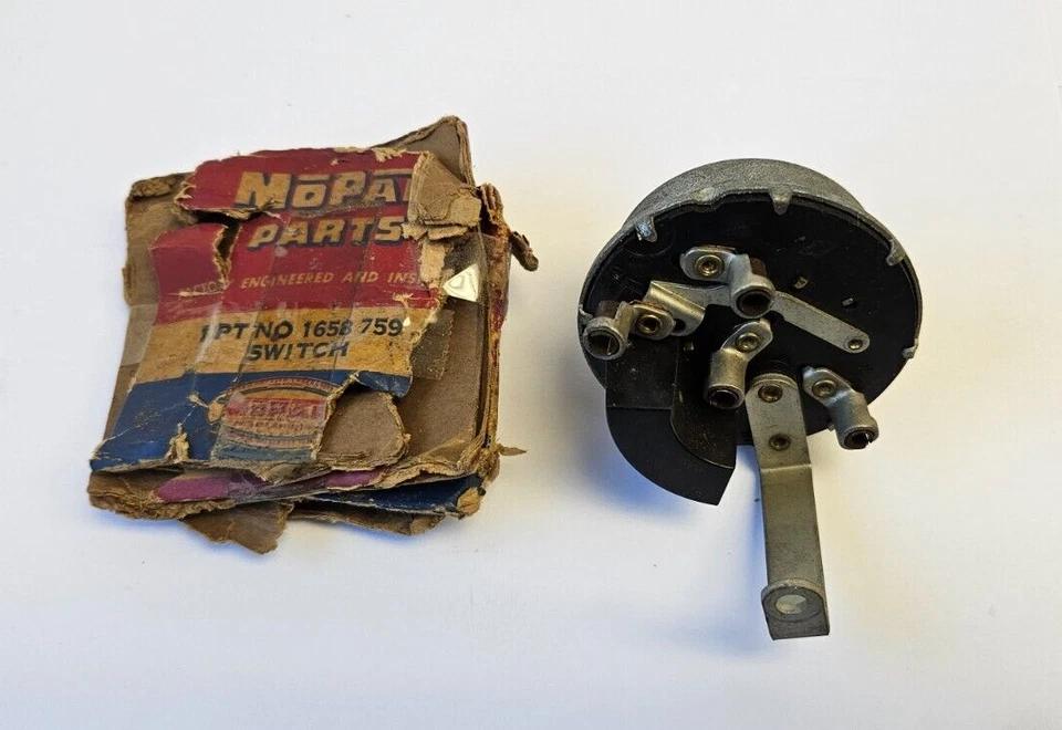 1956 Dodge Royal Coronet Variable Speed Wiper Switch 1658759 NOS - Image 3 of 4