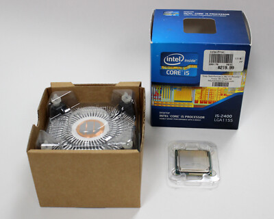 Intel Core i5-2400 3.10 GHz LGA 1155 Desktop CPU Processor SR00Q Retail Fan/Box