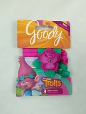 Goody Girls Trolls Abrazo Tiempo Cinta Cabello 3 Pulsera Elástica Amapola Película