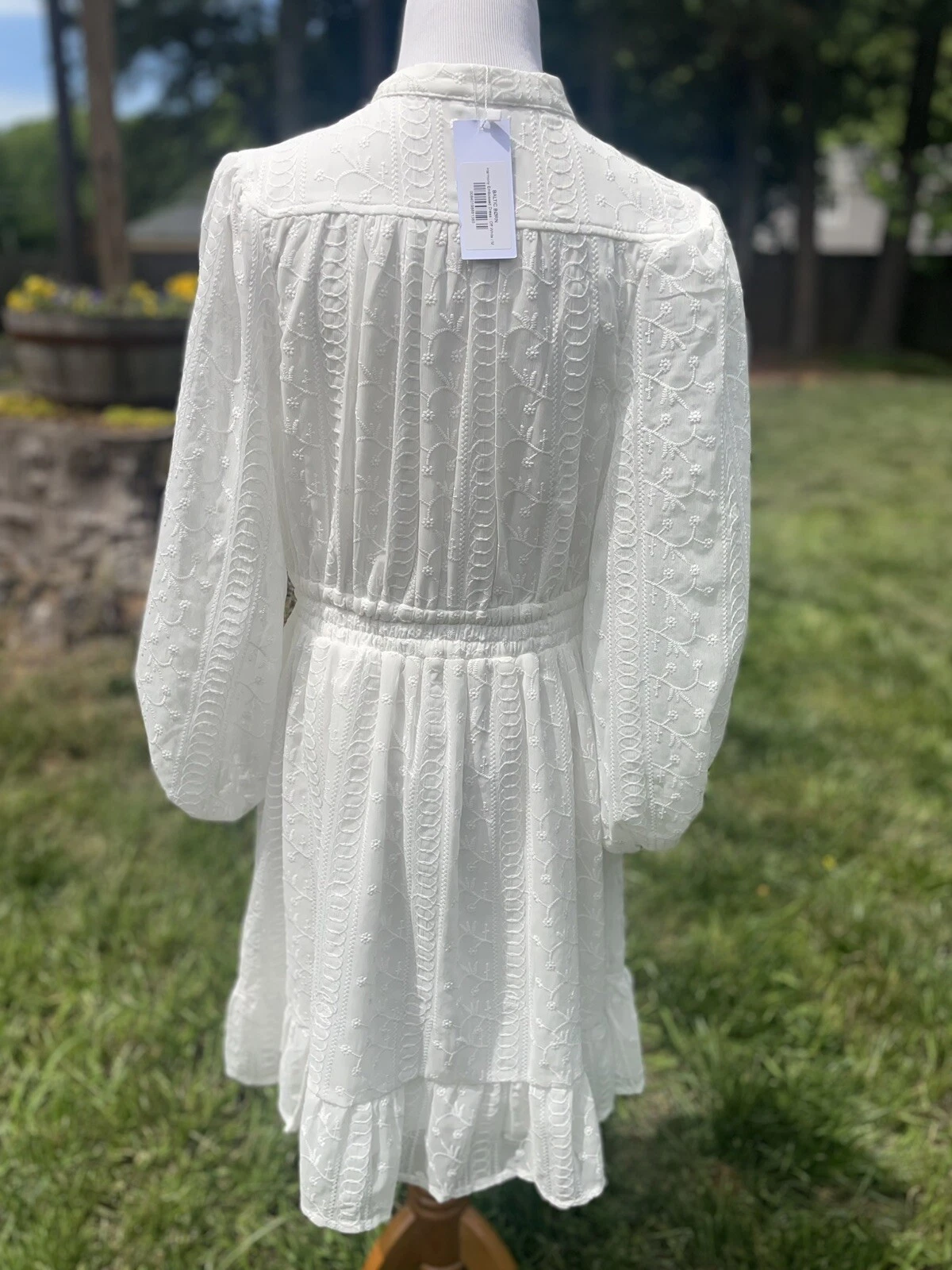 OFF WHITE Abito fata bianco sporco Baltic Born Harmony nuovo con etichette abito medio cottage core matrimonio