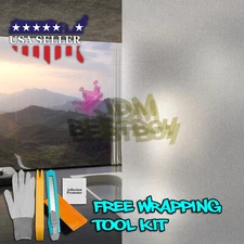 【Frosted Film】 Glass Home Bathroom Window Security Privacy Sticker #01