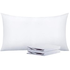 King Pillowcase Set - 2 Pack Brushed Microfiber 20X36 Pillowcases - Soft,