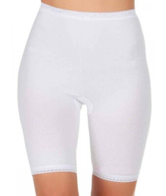 Slip Hohe Taille Bein Lang Damen Baumwolle Modal Elastisch Jadea 526 Unterhose
