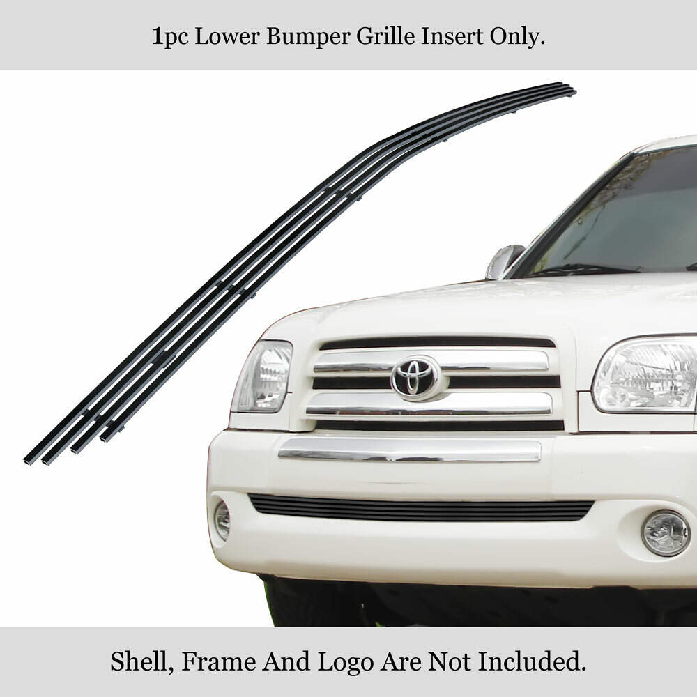 2003-2006 Toyota Tundra Black Lower Bumper Billet Grille Insert Upgrade