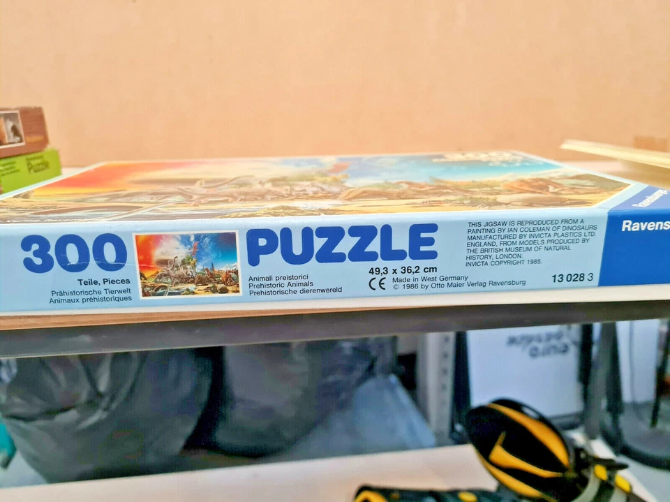 puzzle ravensburger vintage 300pz animali preistorici - Immagine 2 di 2