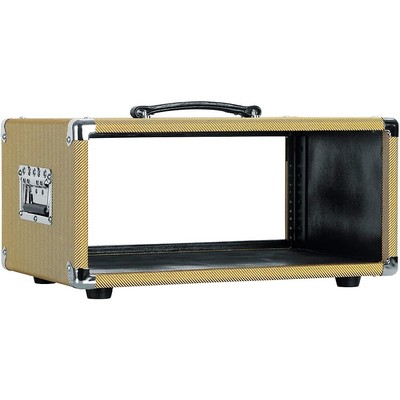 Gator GR-RETRORACK-4 Vintage 3U Amp Vibe Rack Case Tweed
