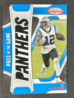 DJ Moore Jersey Card 2021 Certified Piece of the Game /99 Carolina  Panthers!!!!!
