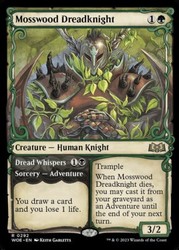Mosswood Dreadknight (Showcase Foil) #292 Wilds of Eldraine