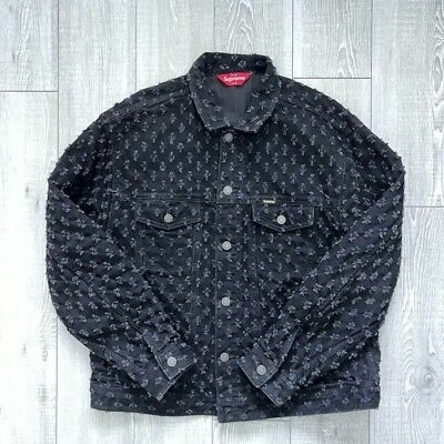 SUPREME Hole Punch Denim Trucker Jacket SS20 Button Closure SUPREME Hole Punch Denim Trucker Jacket SS20 Button Closure