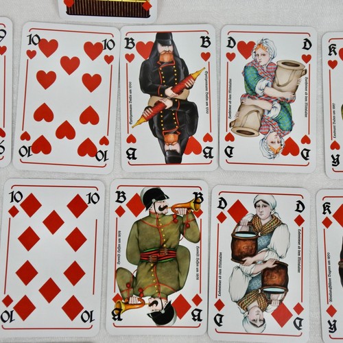 Vintage Mercedes Benz German Skat Playing Cards Card Game Complete - Picture 4 of 15