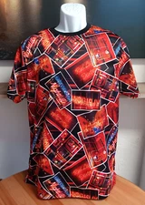 Fresh Prints of Bel-Air Shirt Amsterdam Red Light District Men's Large Neon