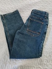 Boy's WRANGLER Size 14 Husky Adjustable Waist medium Blue Jeans 30x26 5 pocket