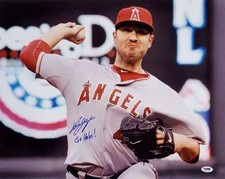 Kevin Jepsen Signed Go Halos 16x20 Photo PSA/DNA  Auto Autograph Angels