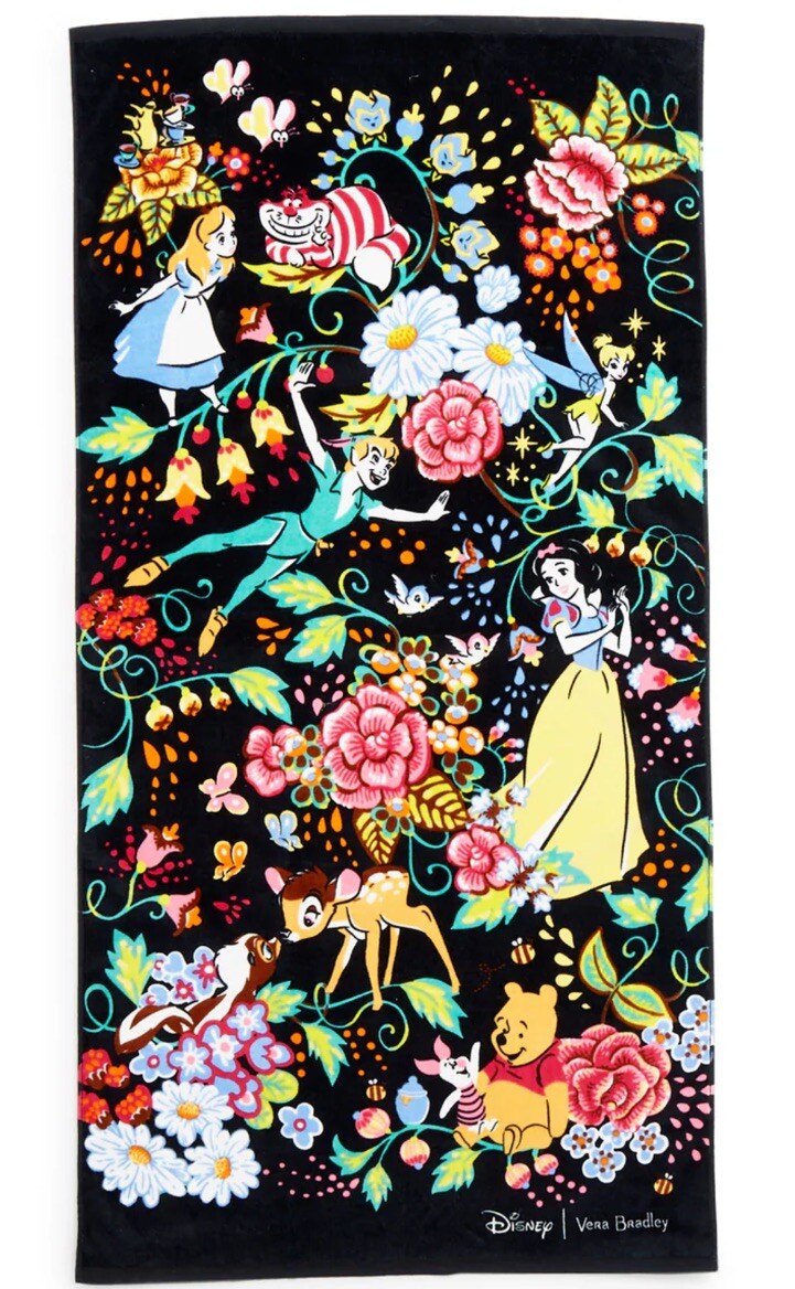 NEW Vera Bradley DISNEY CLASSICS ON THE GREEN Beach Towel