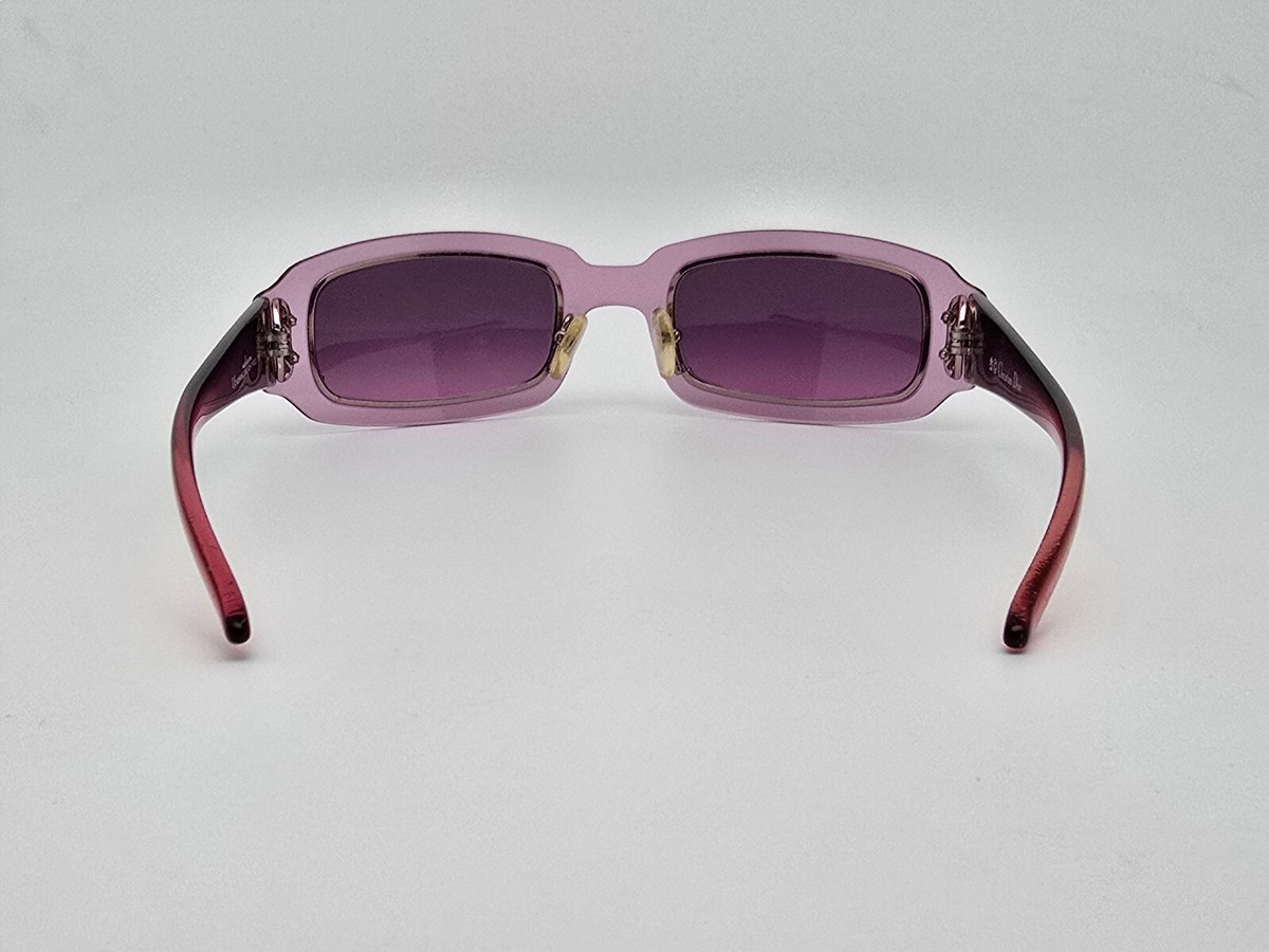 サングラス　レディース　ChristianDior　アベンチュラ　パープル Suzy Levian Women's Purple Tortoise Oversize Lens Sunglasses