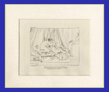 LOVES OF PSYCHE AND CUPID, by Raphael, lithograph no. 13, 1872