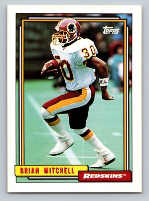 Brian Mitchell 1992 Topps #52 Washington Redskins